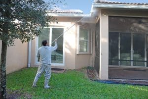 pressure washing stucco