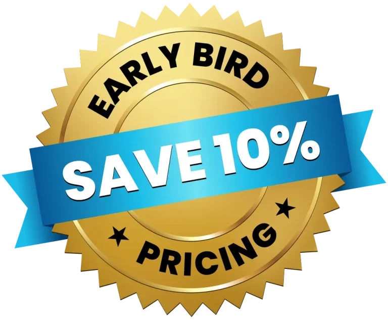 early bird pricing